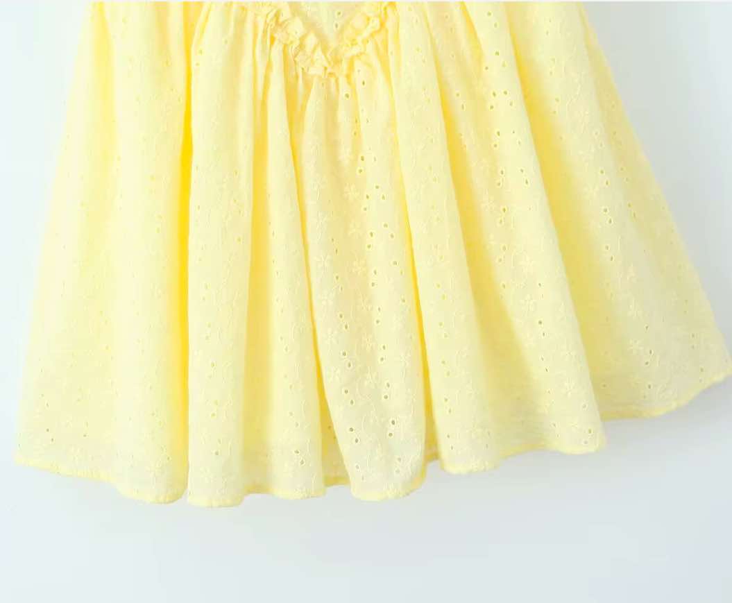 LEMON SORBET FLARE DRESS